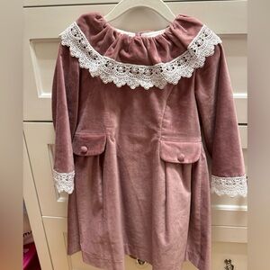 La Coqueta Pink Velevet Dress